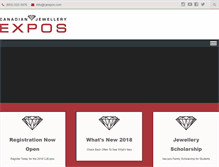 Tablet Screenshot of cjexpos.com